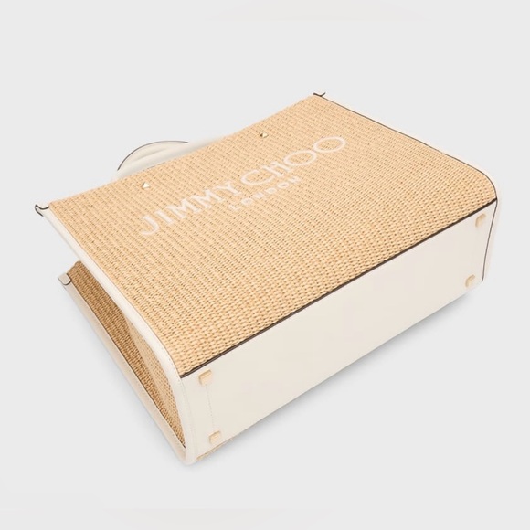 Jimmy Choo NWT Avenue Medium Logo London Tote Bag - Picture 3 of 8